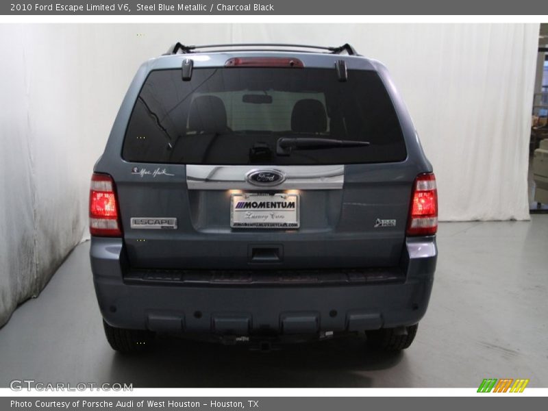 Steel Blue Metallic / Charcoal Black 2010 Ford Escape Limited V6
