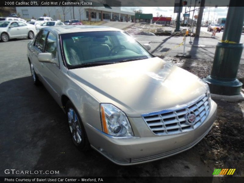 Gold Mist / Cashmere/Cocoa 2008 Cadillac DTS