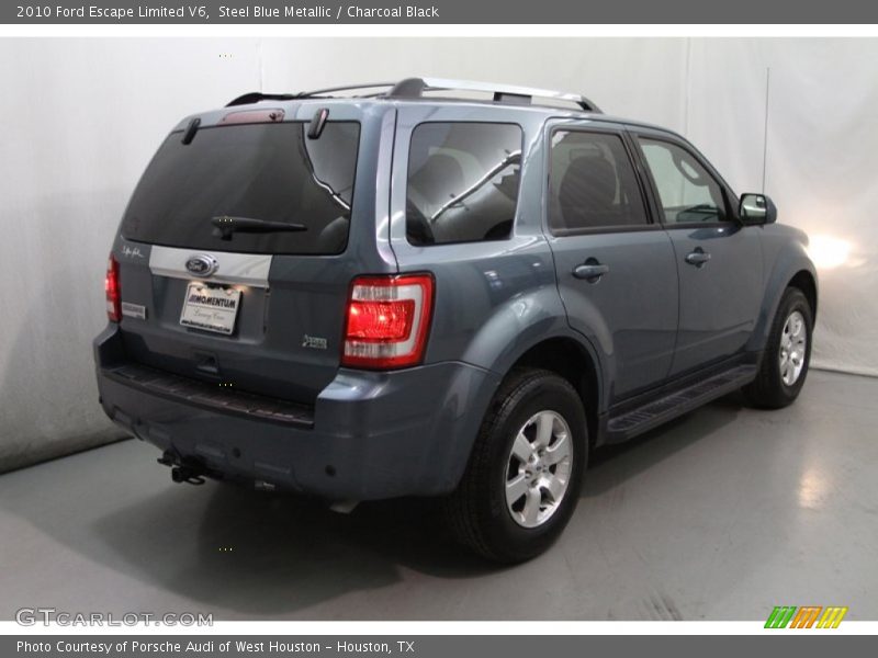 Steel Blue Metallic / Charcoal Black 2010 Ford Escape Limited V6