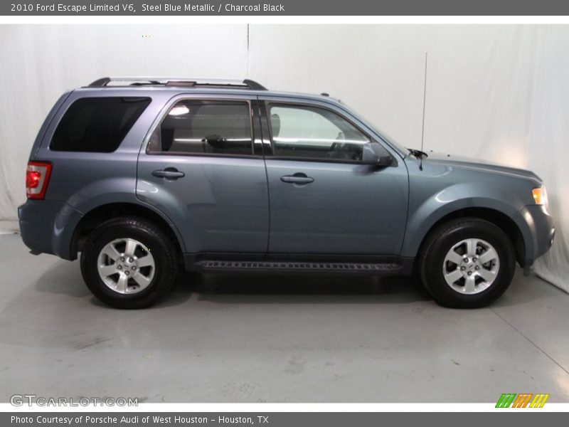 Steel Blue Metallic / Charcoal Black 2010 Ford Escape Limited V6