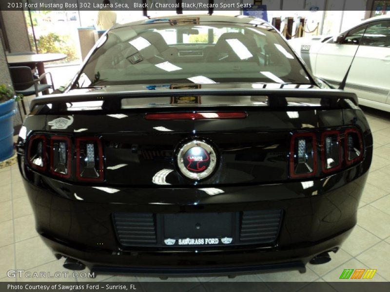 Black / Charcoal Black/Recaro Sport Seats 2013 Ford Mustang Boss 302 Laguna Seca