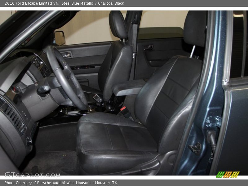 Steel Blue Metallic / Charcoal Black 2010 Ford Escape Limited V6