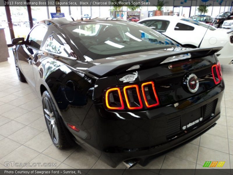 Black / Charcoal Black/Recaro Sport Seats 2013 Ford Mustang Boss 302 Laguna Seca