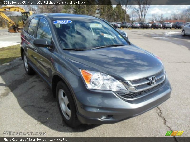 Polished Metal Metallic / Black 2011 Honda CR-V LX 4WD