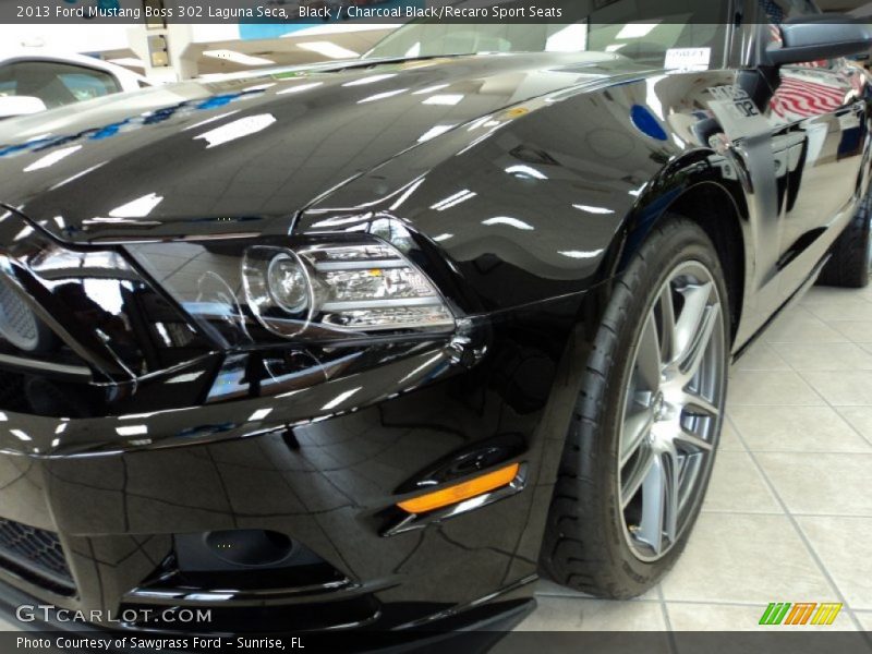 Black / Charcoal Black/Recaro Sport Seats 2013 Ford Mustang Boss 302 Laguna Seca