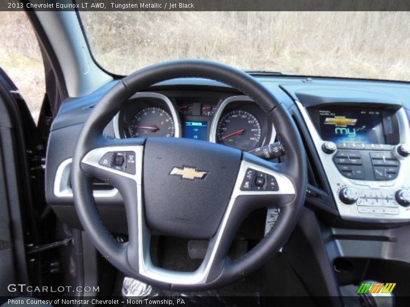 Tungsten Metallic / Jet Black 2013 Chevrolet Equinox LT AWD