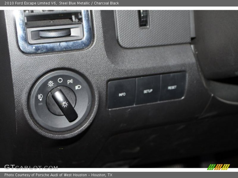 Steel Blue Metallic / Charcoal Black 2010 Ford Escape Limited V6