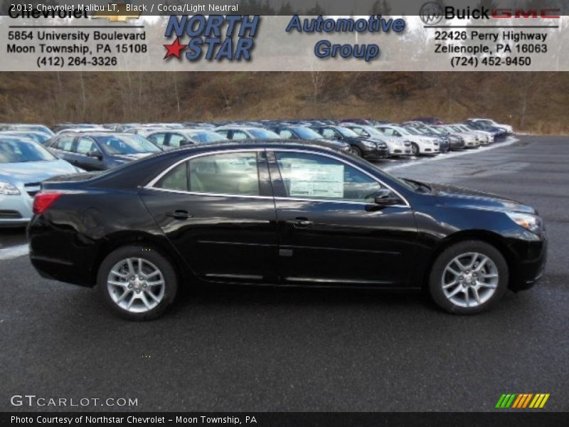 Black / Cocoa/Light Neutral 2013 Chevrolet Malibu LT