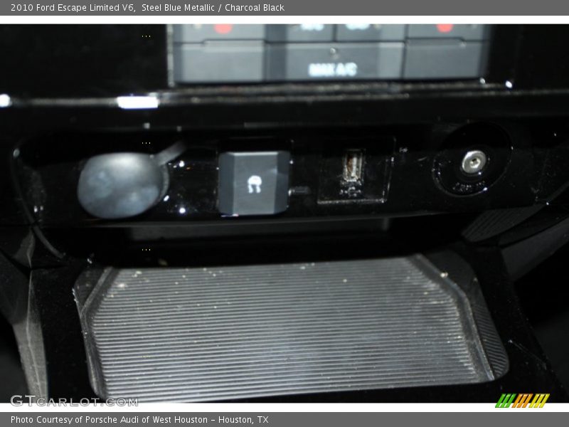 Steel Blue Metallic / Charcoal Black 2010 Ford Escape Limited V6
