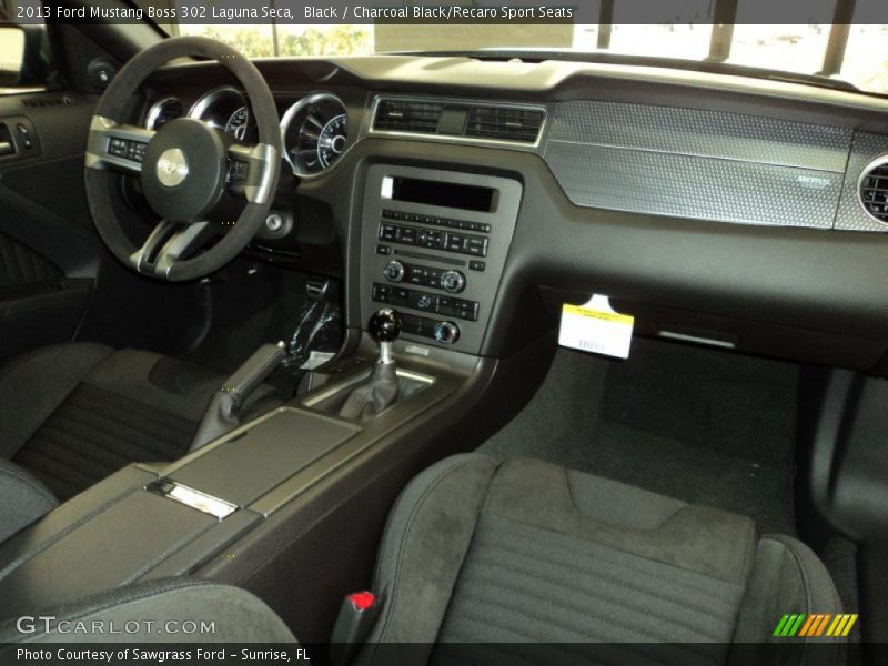 Black / Charcoal Black/Recaro Sport Seats 2013 Ford Mustang Boss 302 Laguna Seca