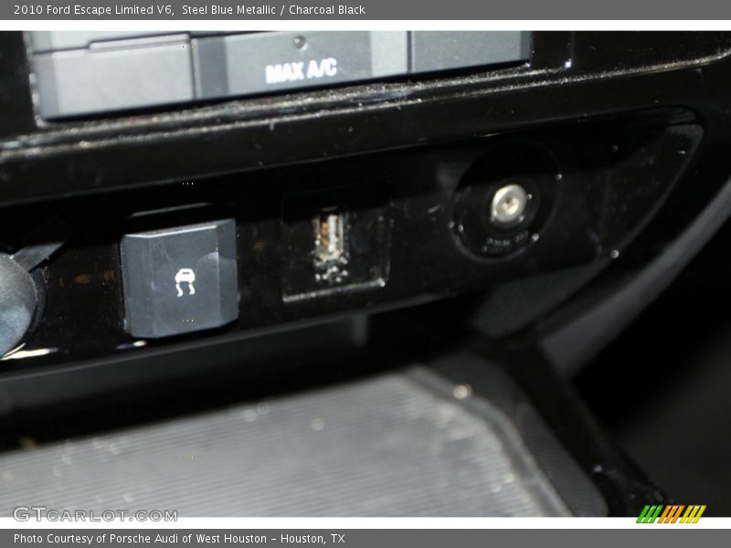 Steel Blue Metallic / Charcoal Black 2010 Ford Escape Limited V6