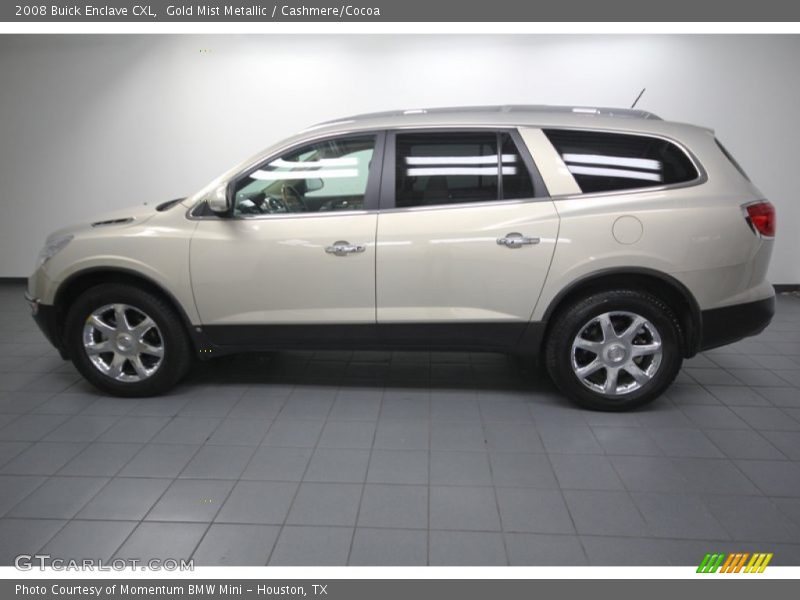 Gold Mist Metallic / Cashmere/Cocoa 2008 Buick Enclave CXL