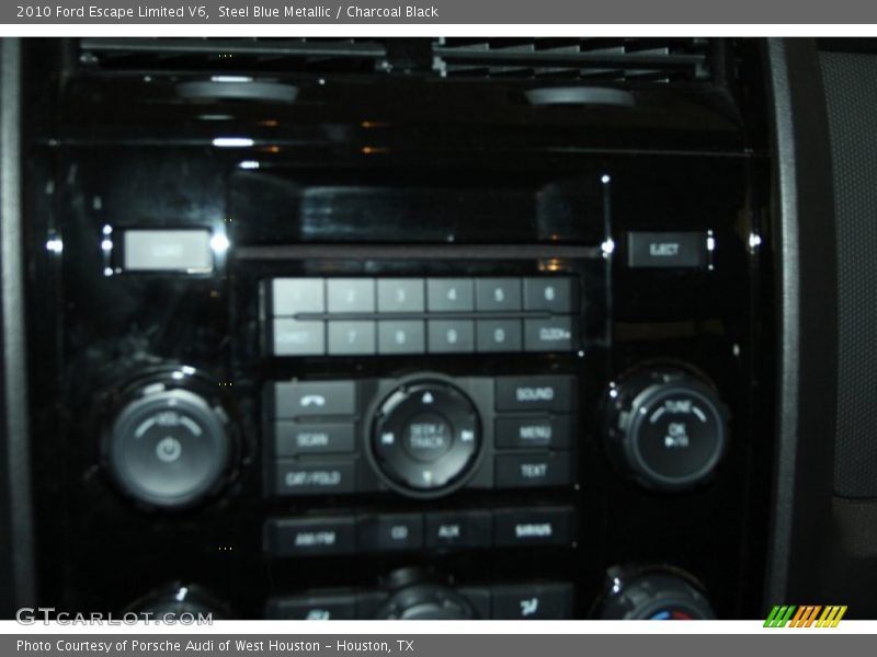 Steel Blue Metallic / Charcoal Black 2010 Ford Escape Limited V6