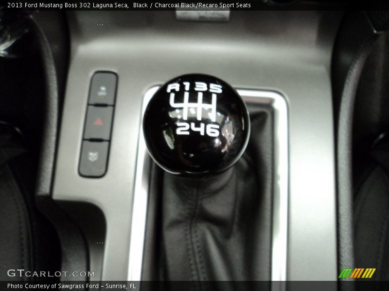 Black / Charcoal Black/Recaro Sport Seats 2013 Ford Mustang Boss 302 Laguna Seca