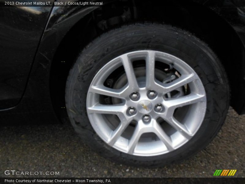 Black / Cocoa/Light Neutral 2013 Chevrolet Malibu LT
