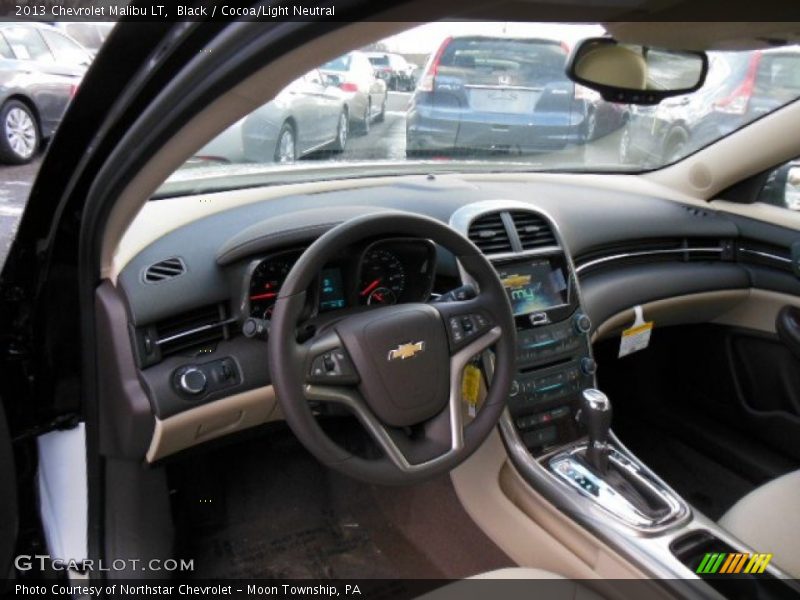 Black / Cocoa/Light Neutral 2013 Chevrolet Malibu LT