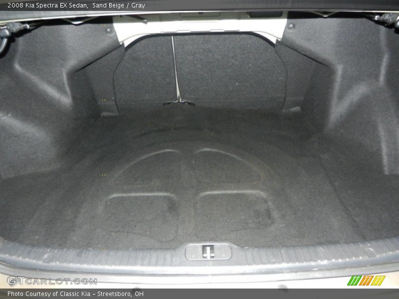 Sand Beige / Gray 2008 Kia Spectra EX Sedan