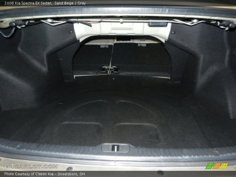 Sand Beige / Gray 2008 Kia Spectra EX Sedan