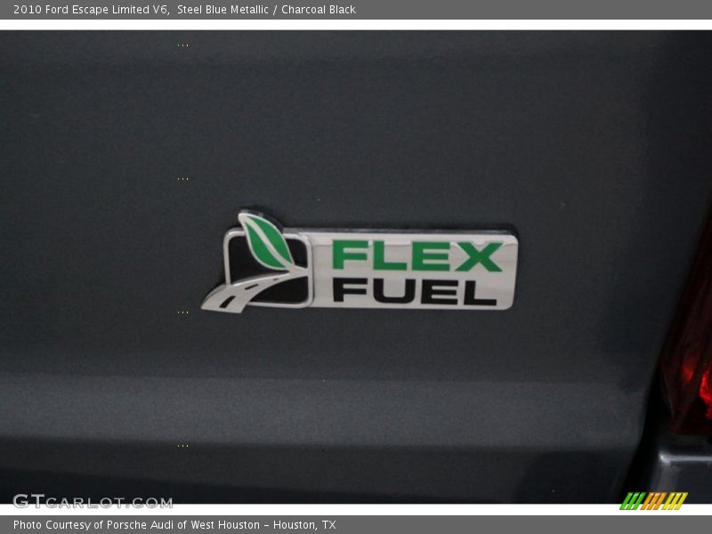 Steel Blue Metallic / Charcoal Black 2010 Ford Escape Limited V6