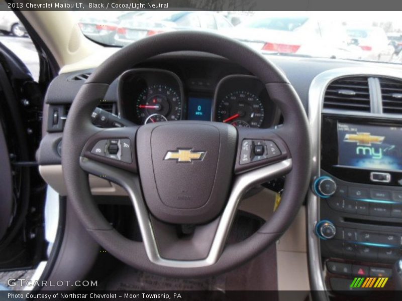 Black / Cocoa/Light Neutral 2013 Chevrolet Malibu LT