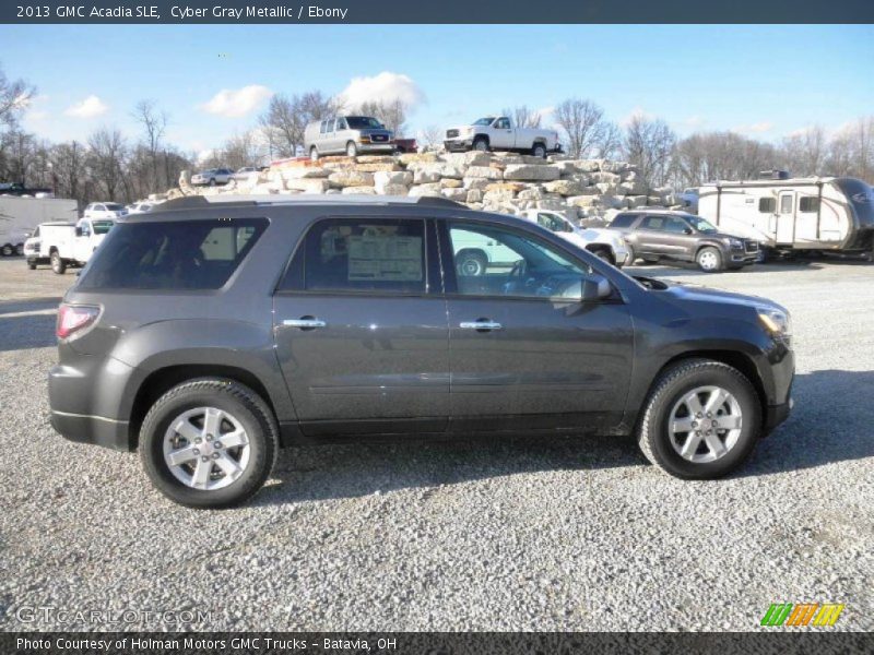 Cyber Gray Metallic / Ebony 2013 GMC Acadia SLE