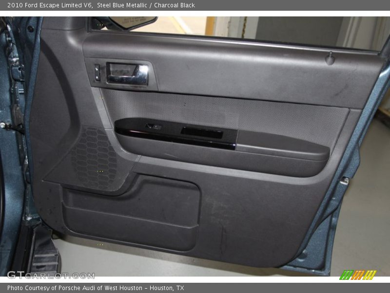 Steel Blue Metallic / Charcoal Black 2010 Ford Escape Limited V6