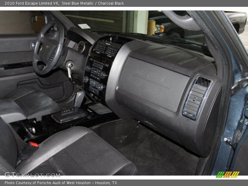 Steel Blue Metallic / Charcoal Black 2010 Ford Escape Limited V6