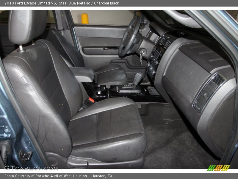 Steel Blue Metallic / Charcoal Black 2010 Ford Escape Limited V6