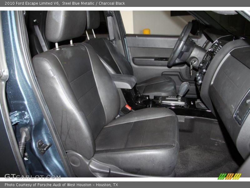 Steel Blue Metallic / Charcoal Black 2010 Ford Escape Limited V6
