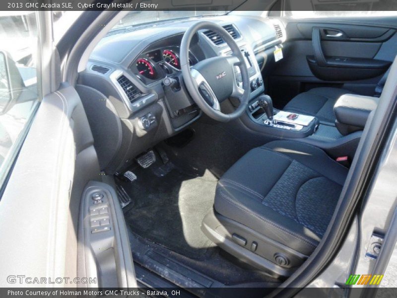 Cyber Gray Metallic / Ebony 2013 GMC Acadia SLE