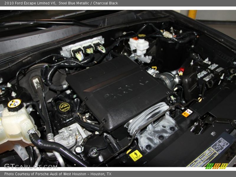 Steel Blue Metallic / Charcoal Black 2010 Ford Escape Limited V6