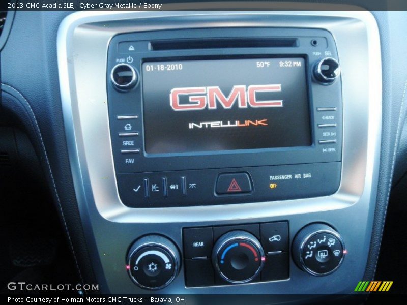 Cyber Gray Metallic / Ebony 2013 GMC Acadia SLE