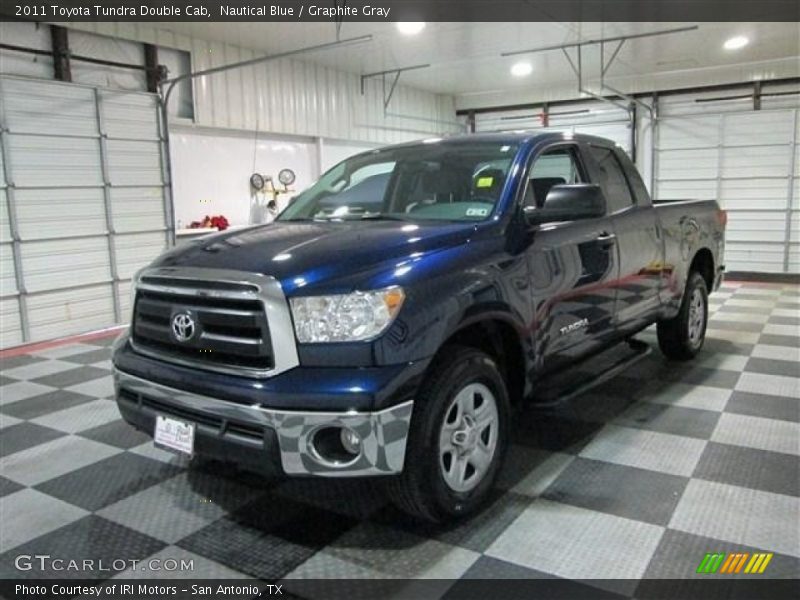 Nautical Blue / Graphite Gray 2011 Toyota Tundra Double Cab