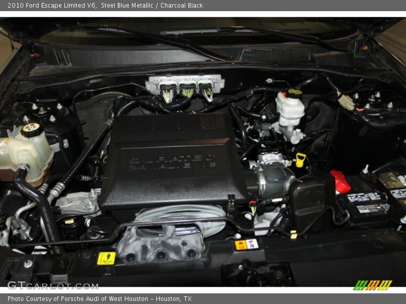 Steel Blue Metallic / Charcoal Black 2010 Ford Escape Limited V6
