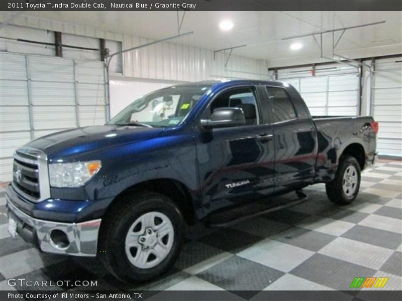 Nautical Blue / Graphite Gray 2011 Toyota Tundra Double Cab