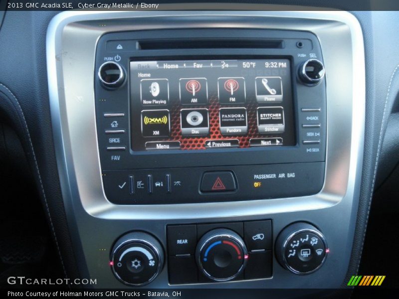 Cyber Gray Metallic / Ebony 2013 GMC Acadia SLE