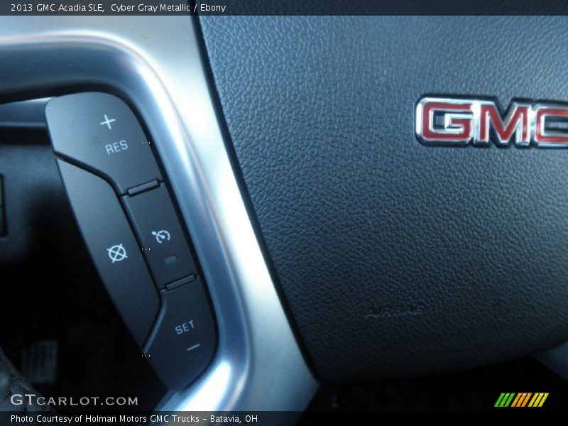 Cyber Gray Metallic / Ebony 2013 GMC Acadia SLE