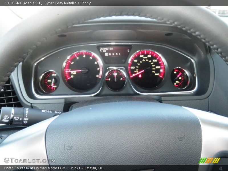 Cyber Gray Metallic / Ebony 2013 GMC Acadia SLE