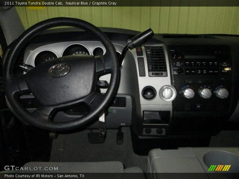 Nautical Blue / Graphite Gray 2011 Toyota Tundra Double Cab