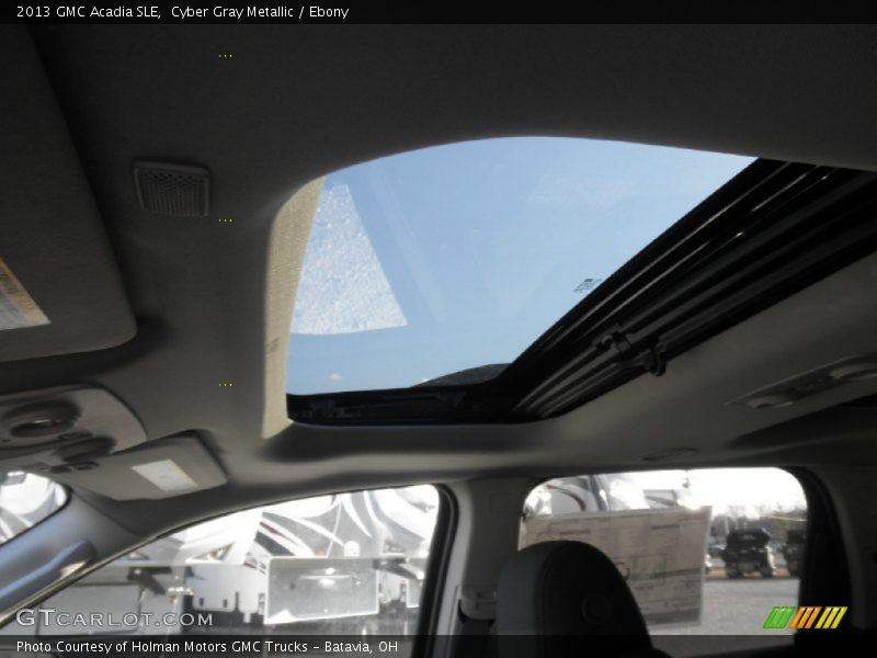 Cyber Gray Metallic / Ebony 2013 GMC Acadia SLE