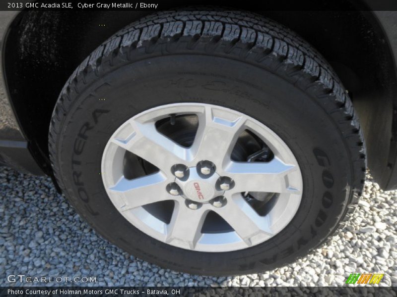 Cyber Gray Metallic / Ebony 2013 GMC Acadia SLE