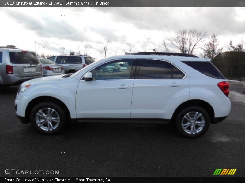 Summit White / Jet Black 2013 Chevrolet Equinox LT AWD