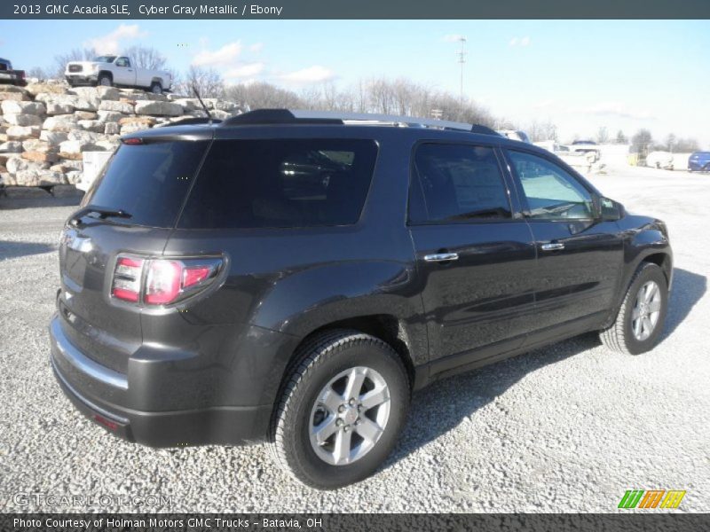 Cyber Gray Metallic / Ebony 2013 GMC Acadia SLE