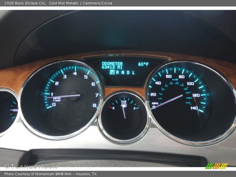 Gold Mist Metallic / Cashmere/Cocoa 2008 Buick Enclave CXL