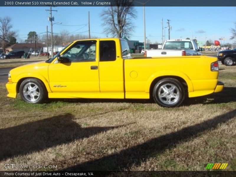  2003 S10 Xtreme Extended Cab Yellow