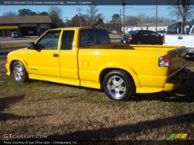 Yellow / Graphite 2003 Chevrolet S10 Xtreme Extended Cab