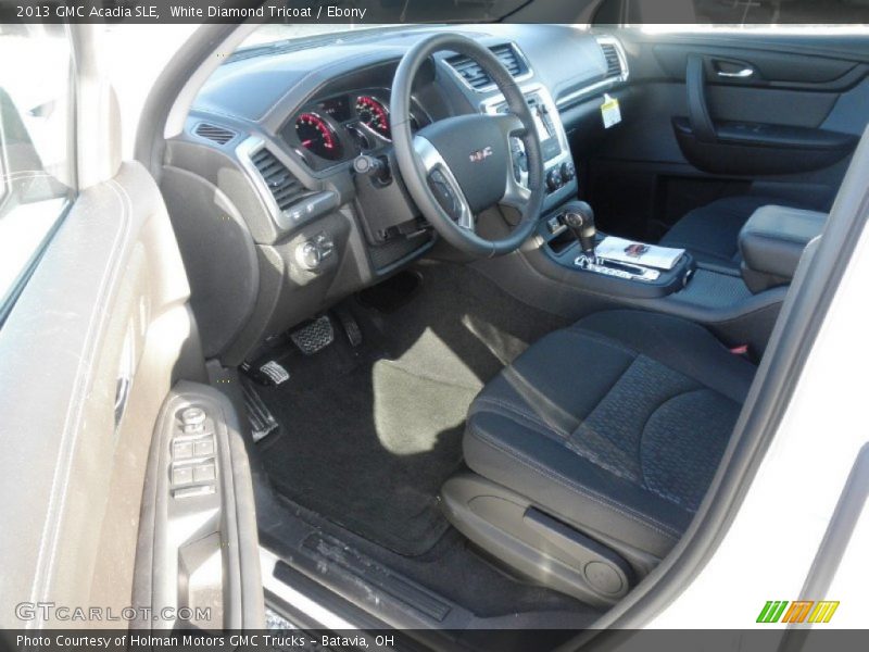  2013 Acadia SLE Ebony Interior