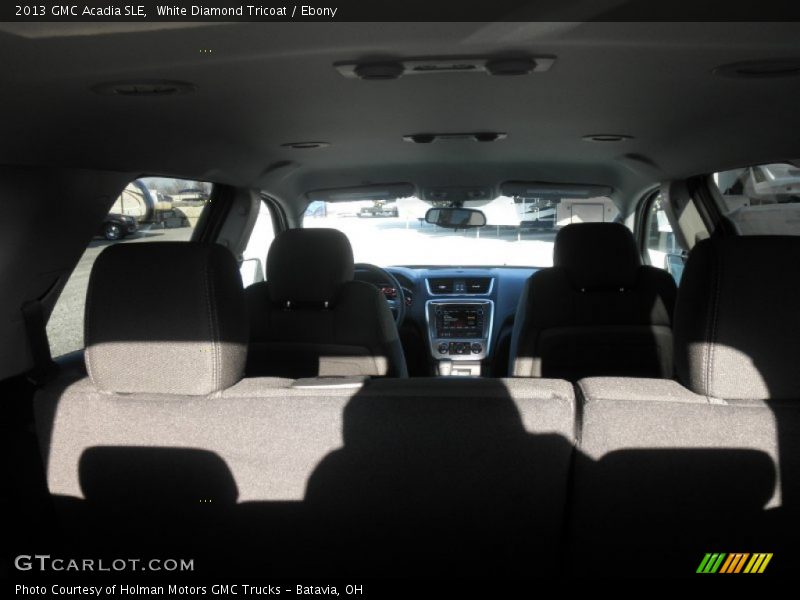 White Diamond Tricoat / Ebony 2013 GMC Acadia SLE