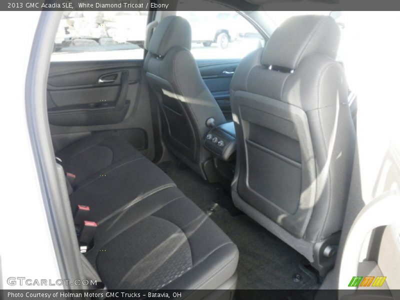 White Diamond Tricoat / Ebony 2013 GMC Acadia SLE