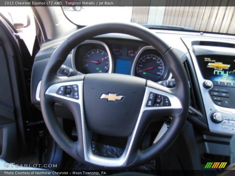 Tungsten Metallic / Jet Black 2013 Chevrolet Equinox LTZ AWD
